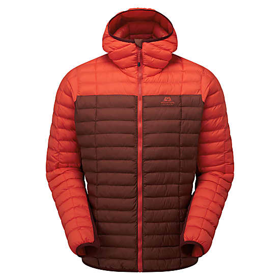 Mountain Equipment M PARTICLE HOODED JACKET, Fired Brick - Cardinal Orange
