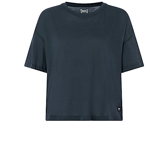 Super.Natural W BOXY TEE, Blueberry