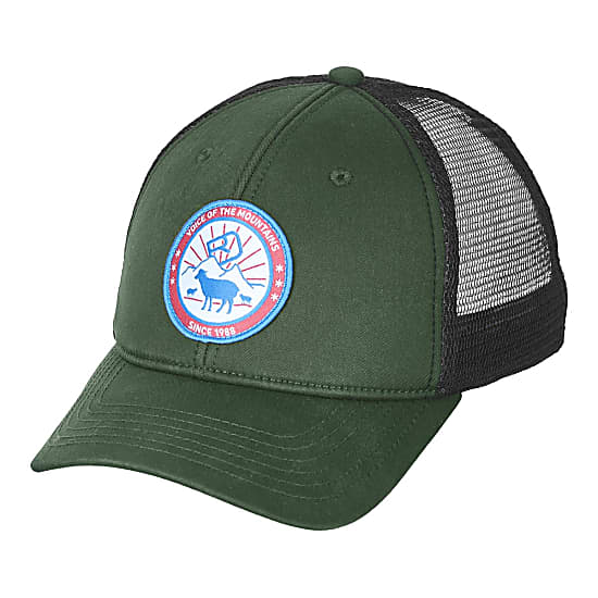Ortovox STAY IN SHEEP TRUCKER CAP, Green Forest