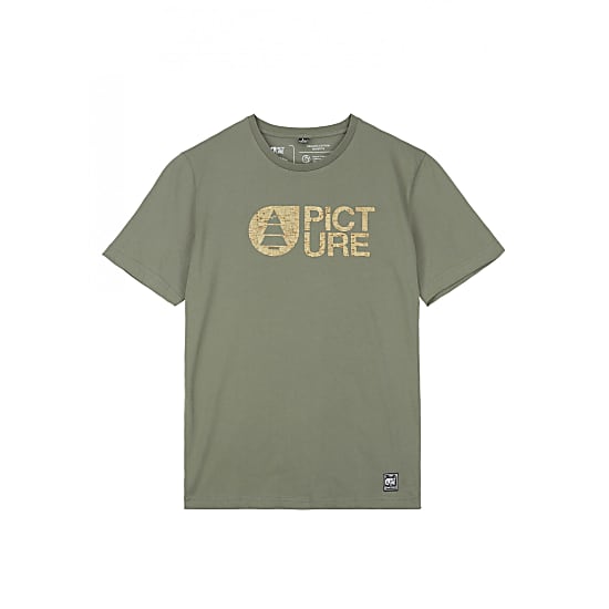 Picture M BASEMENT CORK TEE (PREVIOUS MODELL), Dusty Olive