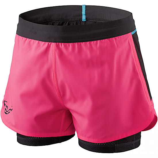 Dynafit W ALPINE PRO 2IN1 SHORTS (PREVIOUS MODEL), Fluo Pink