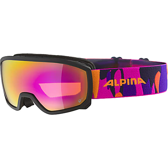 Alpina JUNIOR SCARABEO Q-LITE, Black - Pink Matt - Mirror Pink