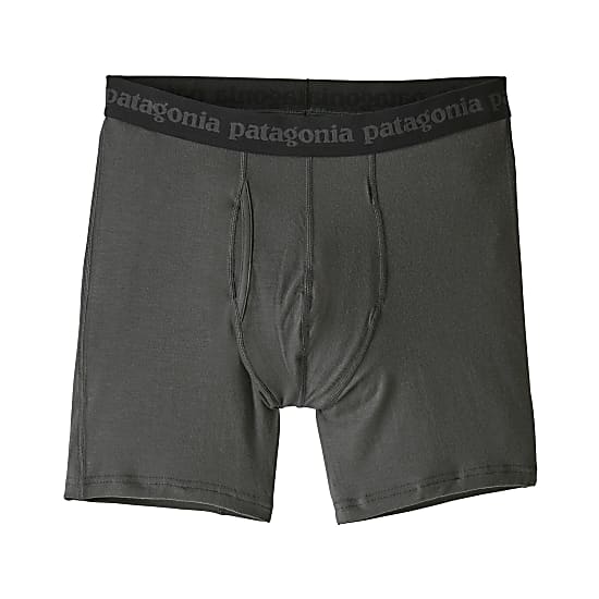 Patagonia M ESSENTIAL BOXERS BRIEFS 6", Forge Grey