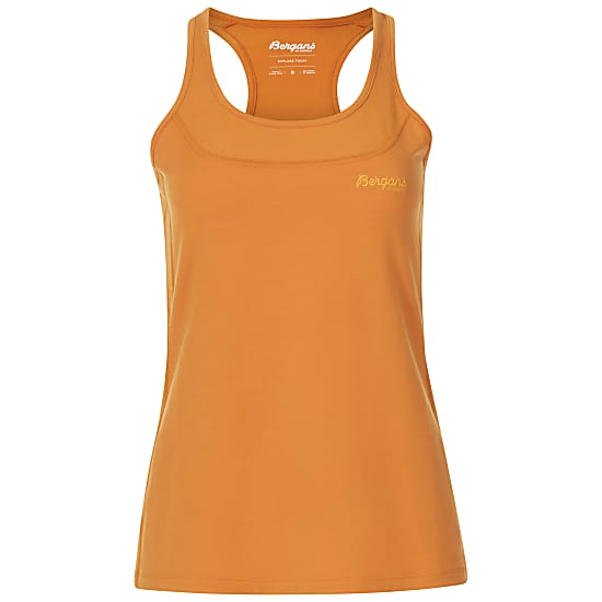 Bergans CECILIE ACTIVE WOOL SINGLET, Cloudberry Yellow - Lush Yellow