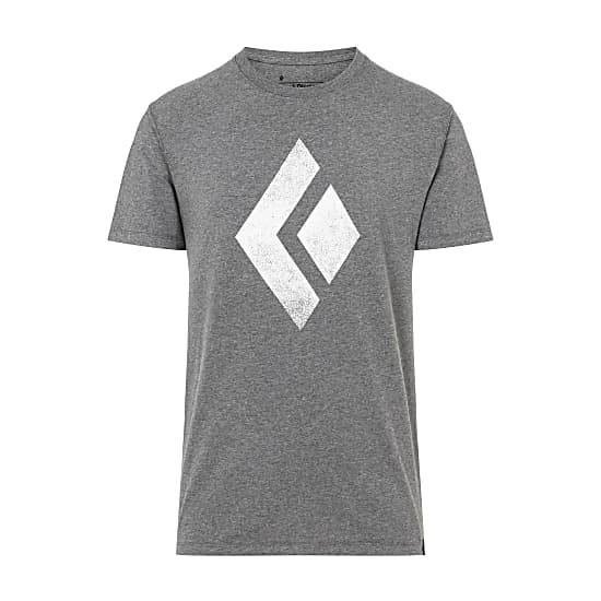 Black Diamond M CHALKED UP TEE (PREVIOUS MODEL), Charcoal Heather