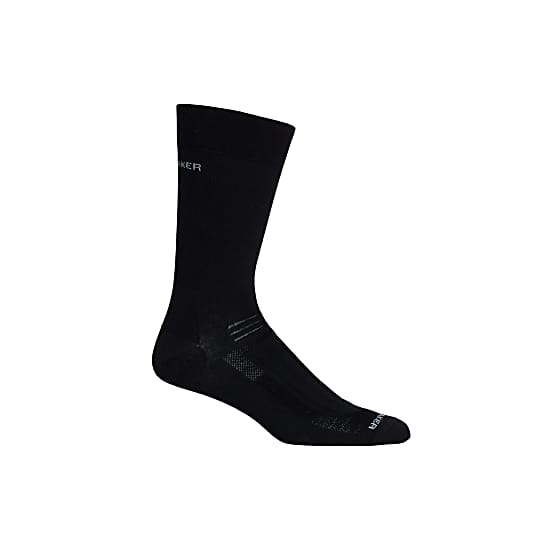 Icebreaker M HIKE ULTRALIGHT LINER CREW, Black