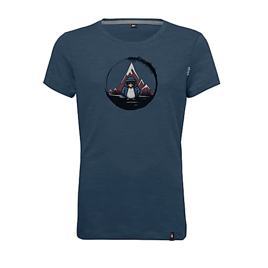 Chillaz KIDS MOUNTAIN PENGUIN T SHIRT Dark Blue