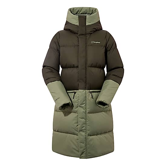 Berghaus W COMBUST REFLECT LONG JACKET Oil Green Deep Depths Oil Green Free Shipping starts at 60 www.exxpozed