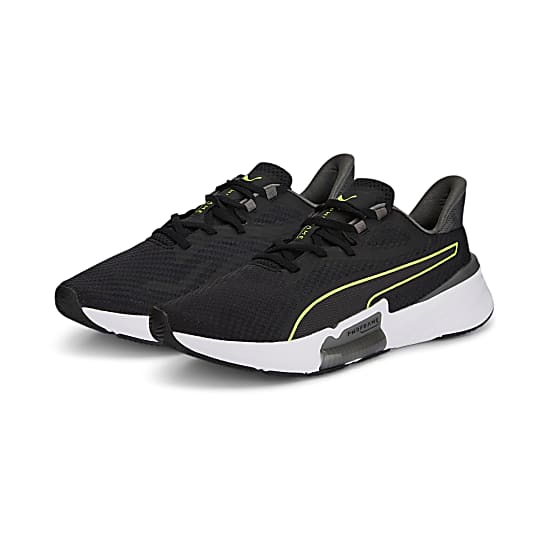 Buy Puma M PWR FRAME TR Puma Black Castlerock Lime Squeeze online now www.exxpozed