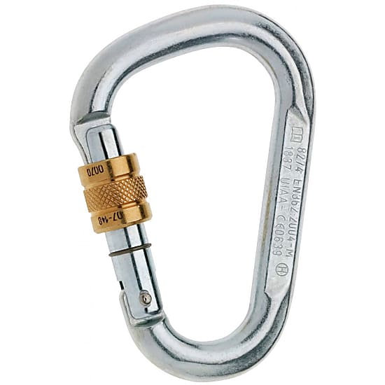 Edelrid STEEL HMS SCREW, Silver