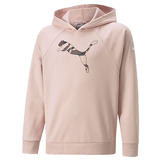Buy Puma GIRLS MODERN SPORTS HOODIE Rose Quartz online now www.exxpozed