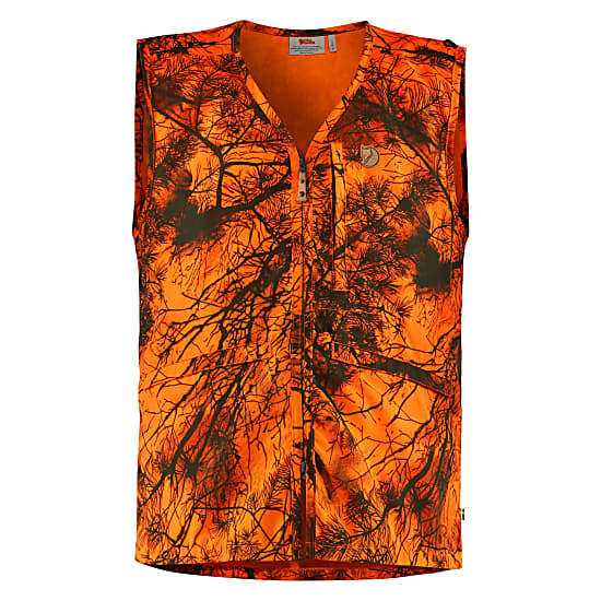 Hunting vest orange camo 2025