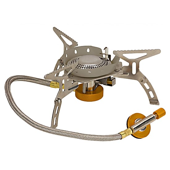 Vango FOLDING STOVE WITH WINDSHIELD AND PIEZO, Silver