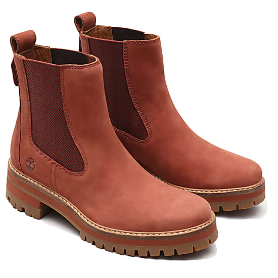 Timberland W COURMAYEUR VALLEY CHELSEA BOOT Smoked Paprika Free Shipping starts at 60 www.exxpozed