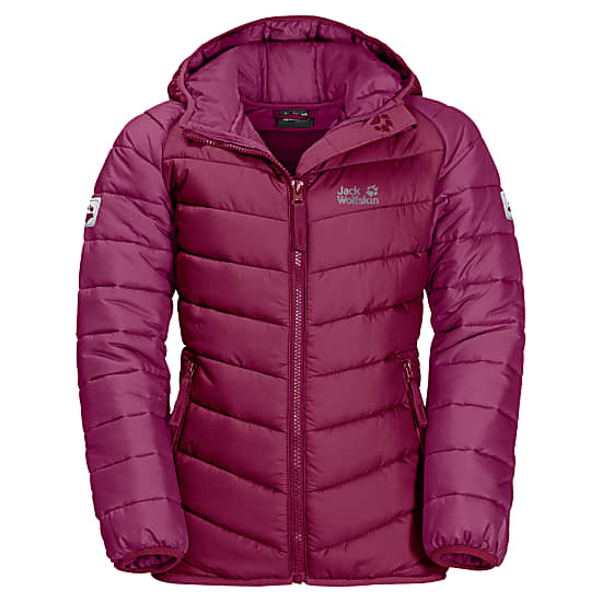 Jack Wolfskin KIDS ZENON JACKET Dark Ruby Fast and cheap shipping www.exxpozed