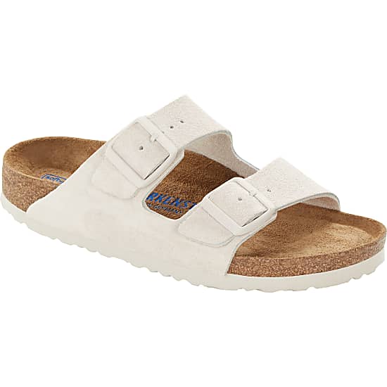 Birkenstock arizona soft footbed white best sale