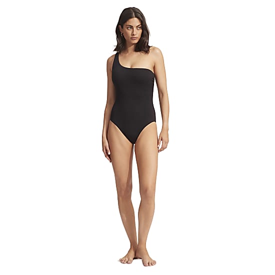 Seafolly W SEA DIVE ONE SHOULDER ONE PIECE Black Versandkostenfrei ab 60 www.exxpozed