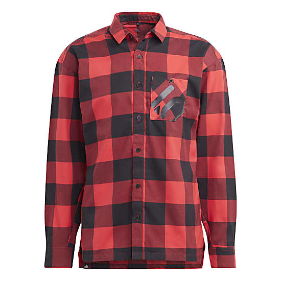 Buy adidas Five Ten FLANNEL SHIRT M Red Black online now www.exxpozed.eu