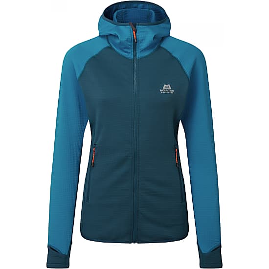 Mountain Equipment W ECLIPSE HOODED JACKET Majolica Blue Mykonos Blue Free Shipping starts at 60 www.exxpozed.eu