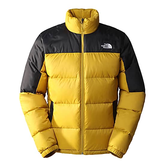 North face jacket black and gold deals