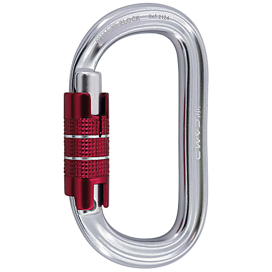 Camp OVAL XL 2LOCK, Silver - Red