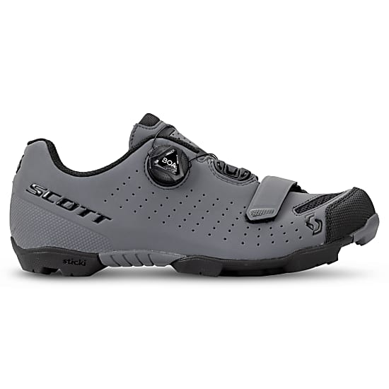 Scott W MTB COMP BOA REFLECTIVE SHOE, Grey Reflective - Black