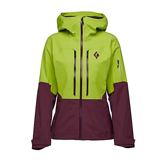 Black Diamond W RECON LT STRETCH SHELL, Aloe - Blackberry