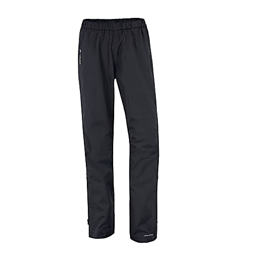 Vaude WOMENS FLUID FULL-ZIP PANTS, Black