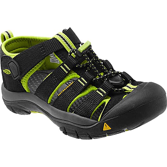 Keen KIDS NEWPORT H2, Black - Lime Green