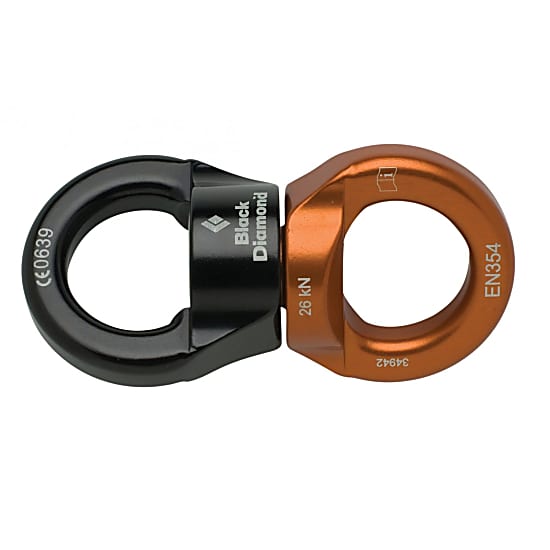 Black Diamond ROTOR SWIVEL, Black - Orange