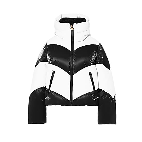 Goldbergh W COURAGE SKI JACKET, Black - White