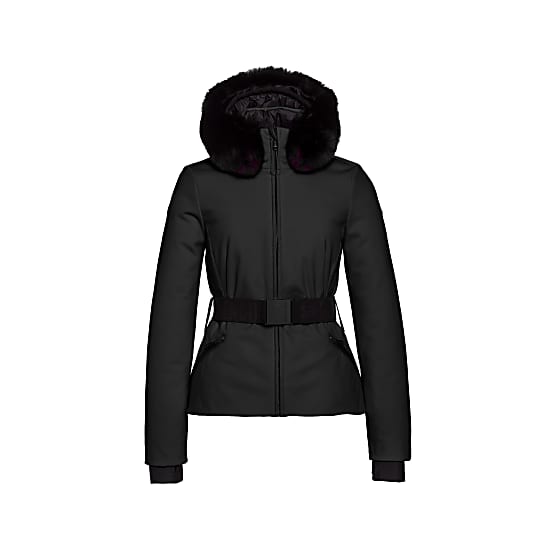 Goldbergh W HIDA FAUX BORDER SKI JACKET, Black
