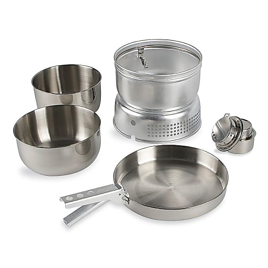 Tatonka MULTI SET + ALCOHOL BURNER, Silver