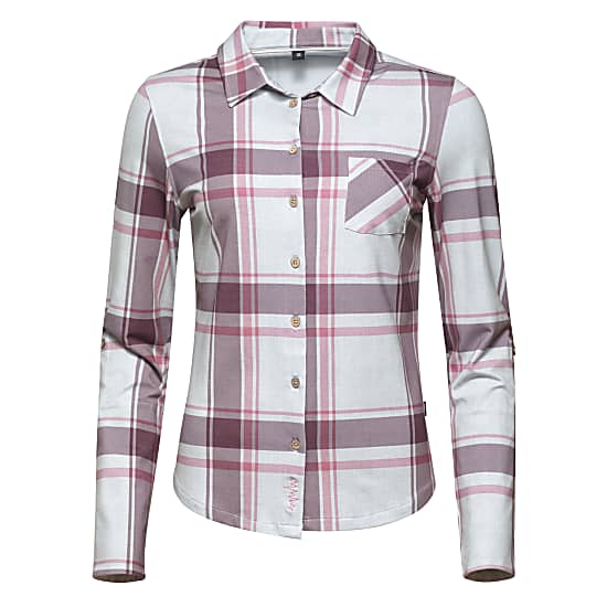 Chillaz W SIMILAUN LONGSLEEVE, White - Bordeaux