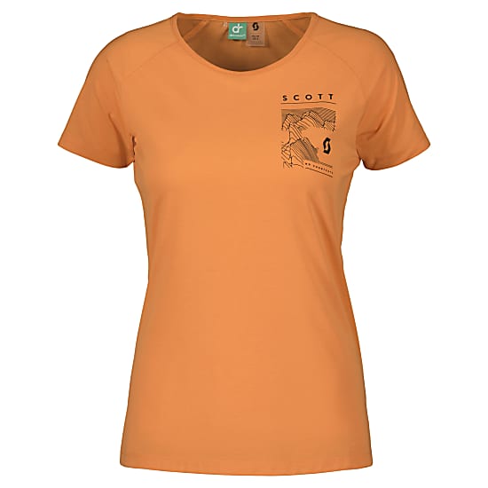 Scott W DEFINED DRI S/SL TEE, Melon Orange
