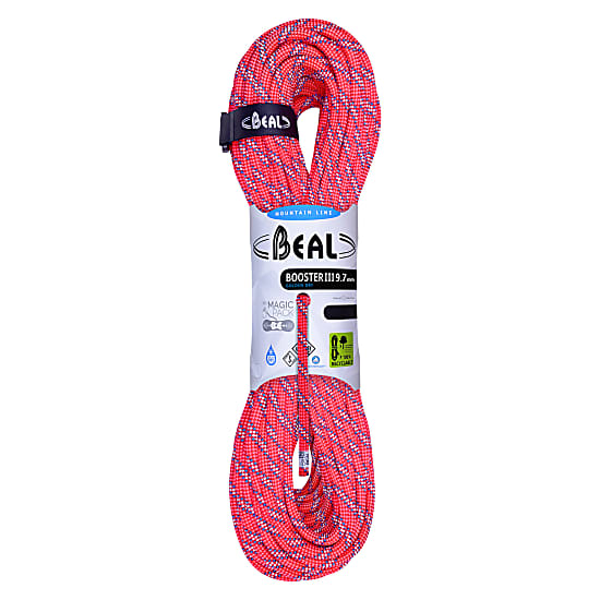 Beal BOOSTER III UNICORE 9.7MM 60M GOLDEN DRY, Orange
