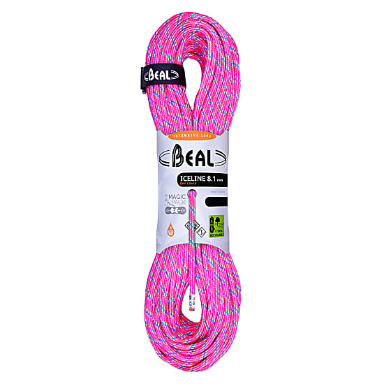 Beal ICE LINE UNICORE 8.1MM 60M DRY COVER, Fuchsia