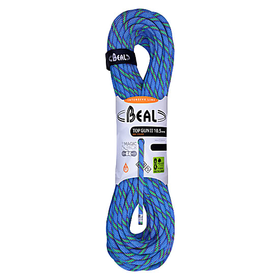 Beal TOP GUN II UNICORE 10.5MM 50M DRY COVER, Blue