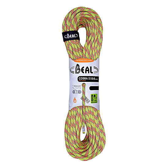 Beal COBRA II UNICORE 8.6MM 60M DRY COVER, Anis