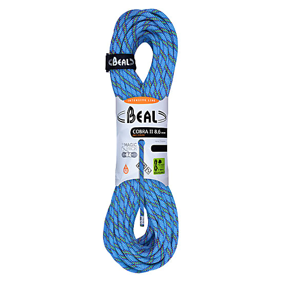 Beal COBRA II UNICORE 8.6MM 50M DRY COVER, Blue