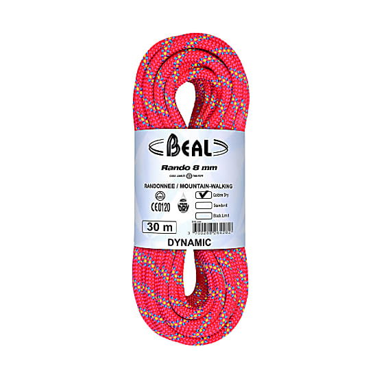 Beal RANDO 8MM 20M GOLDEN DRY, Pink
