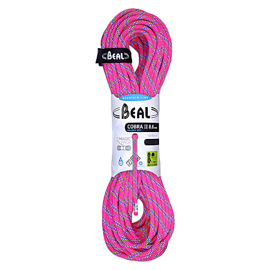Beal COBRA II UNICORE 8.6MM 50M GOLDEN DRY, Fuchsia