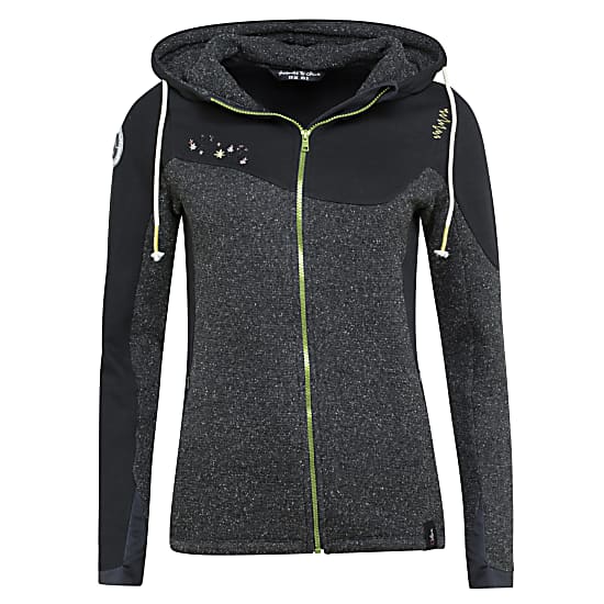 Chillaz W ROCK JACKET, Anthrazit Melange - Green