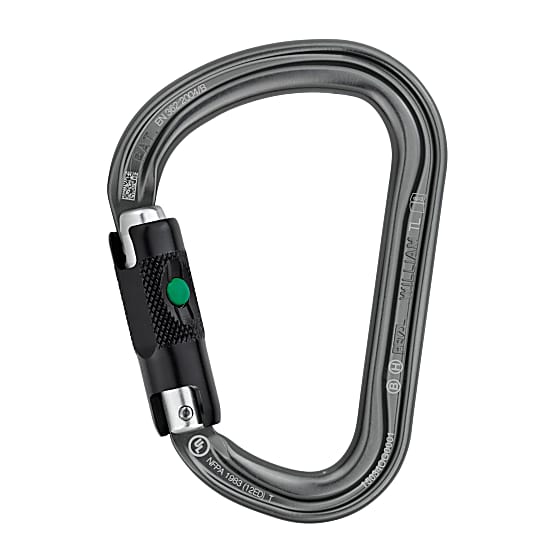 Petzl WILLIAM BALL-LOCK, Grau