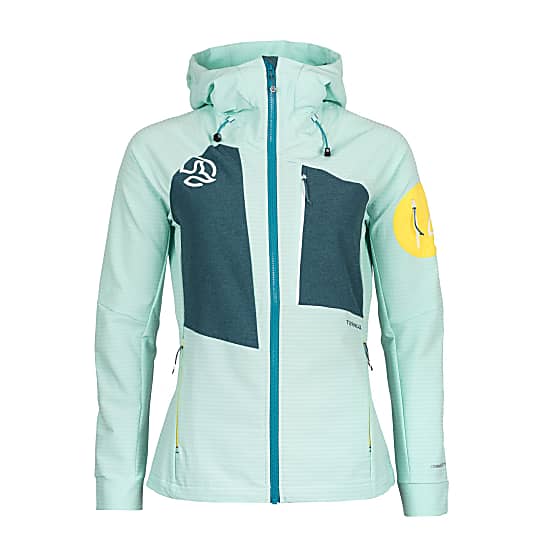 Ternua W DEMINA HARD HOOD JACKET, Fresh Mint