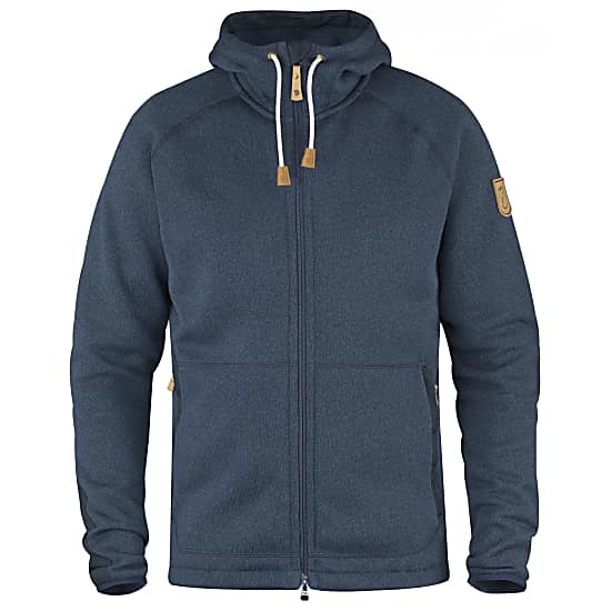 Fjallraven M OVIK FLEECE HOODIE, Navy