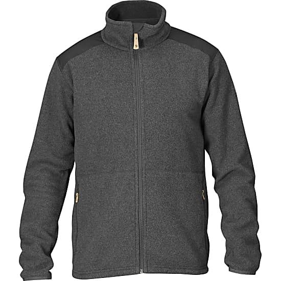 Fjallraven M STEN FLEECE JACKET, Dark Grey