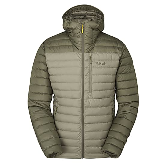 Rab M MICROLIGHT ALPINE JACKET, Light Khaki - Stone