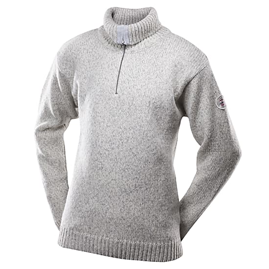 Devold NANSEN WOOL ZIP NECK, Grey Melange