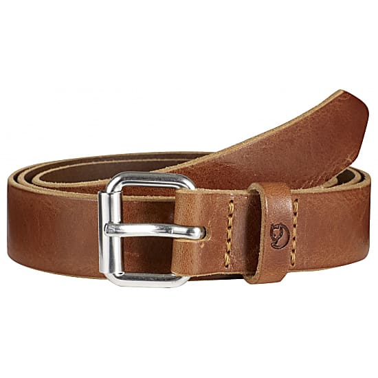 Fjallraven SINGI BELT 2.5 CM, Leather Cognac